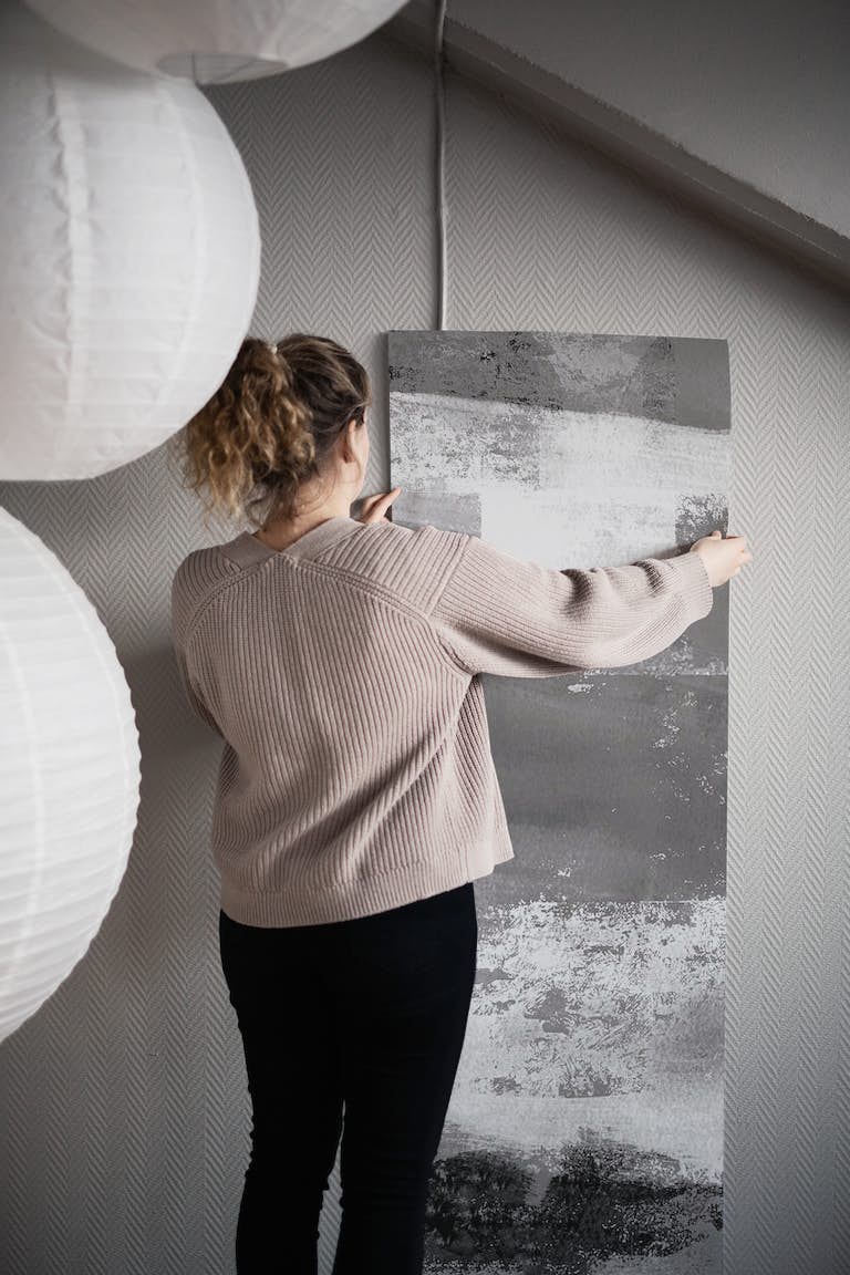 Bauhaus Surface Design Concept Monochrome wallpaper roll