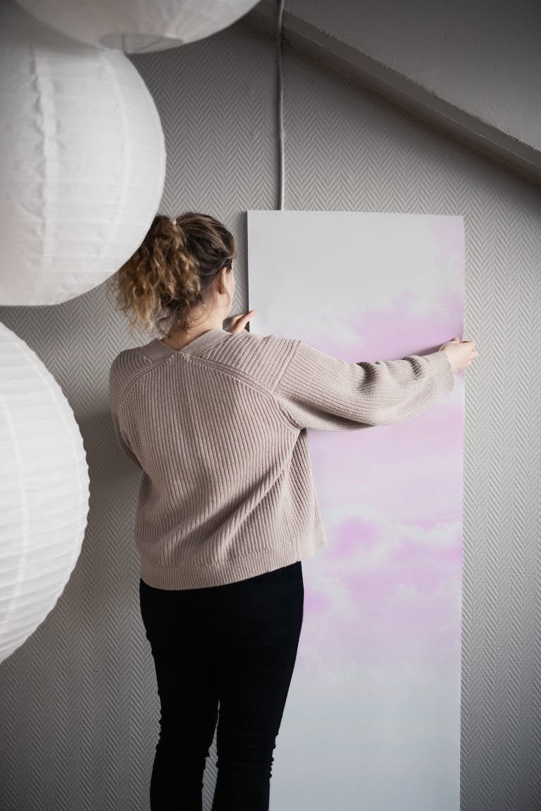 Dreamy Clouds 5 - Pastel Unicorn Colors papel de parede roll