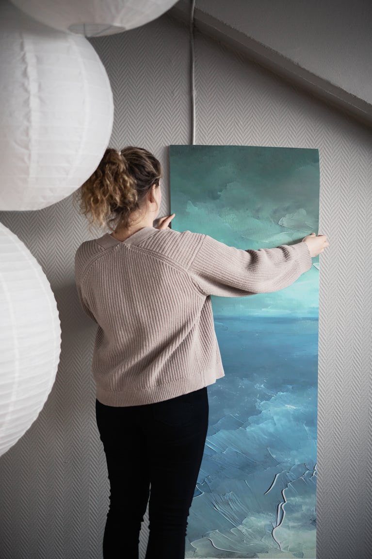 Serene Sea Escape wallpaper roll