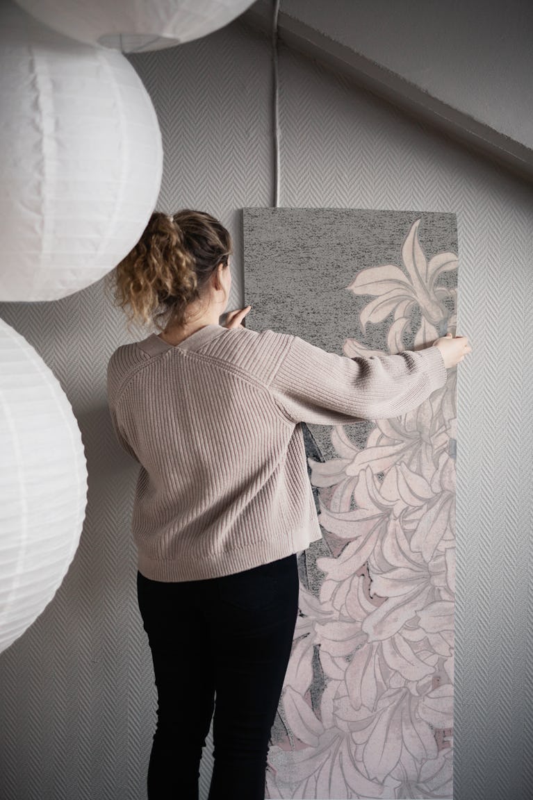 Ethereal Hyacinth Garden wallpaper roll