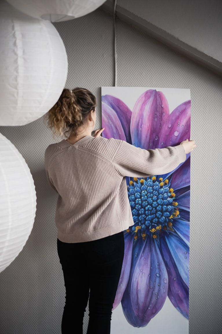 Osteospermum Bloom wallpaper roll
