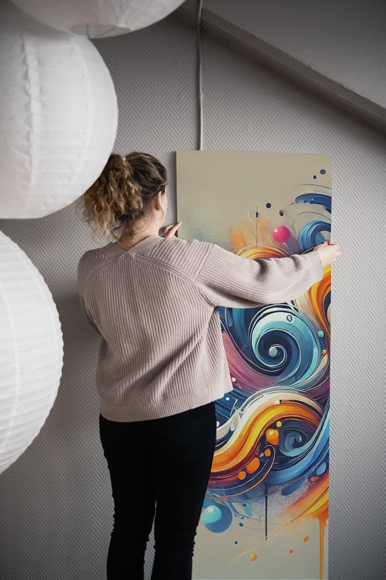 Graffiti: Organic Motion wallpaper roll