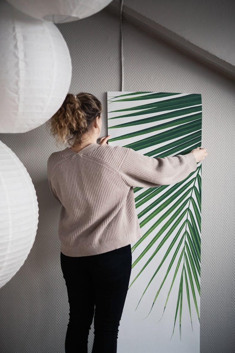Minimal Palm Leaf Finesse 2 wallpaper roll