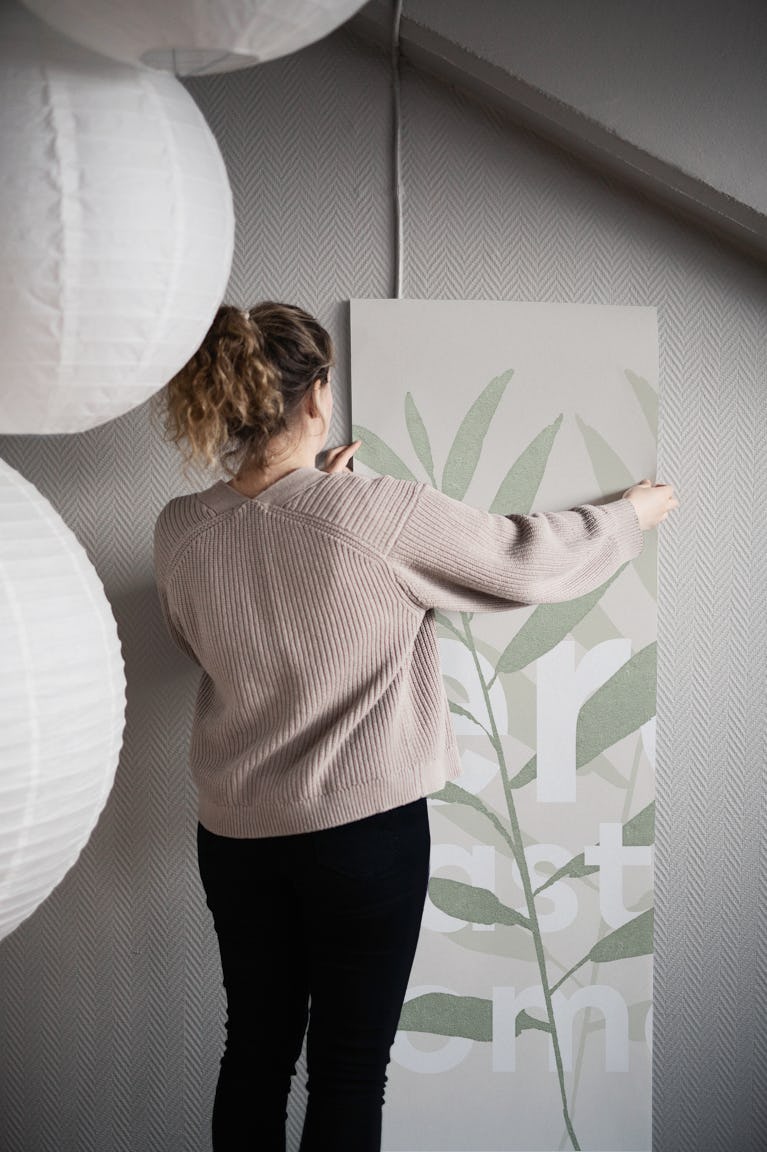 Zero waste home wallpaper roll