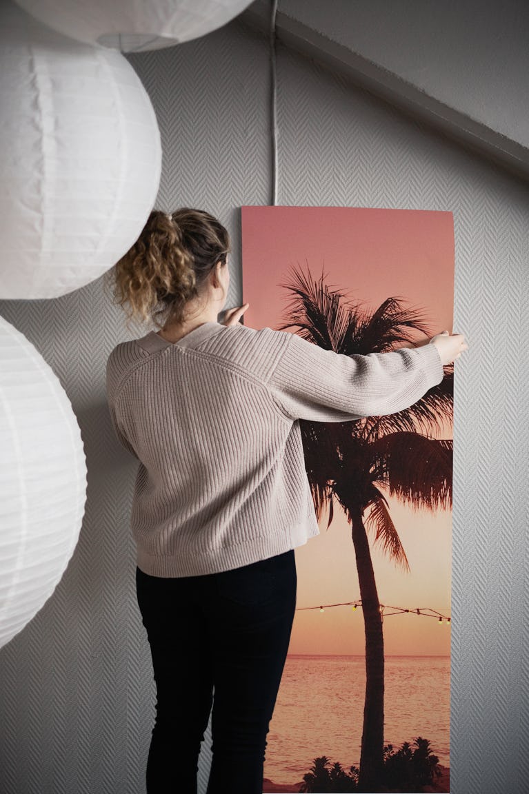 Vivid Palm Tree Dream 4 wallpaper roll