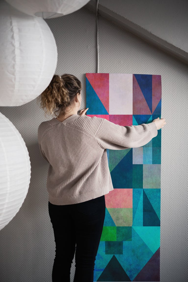 Geometric with Triangles 12 wallpaper roll