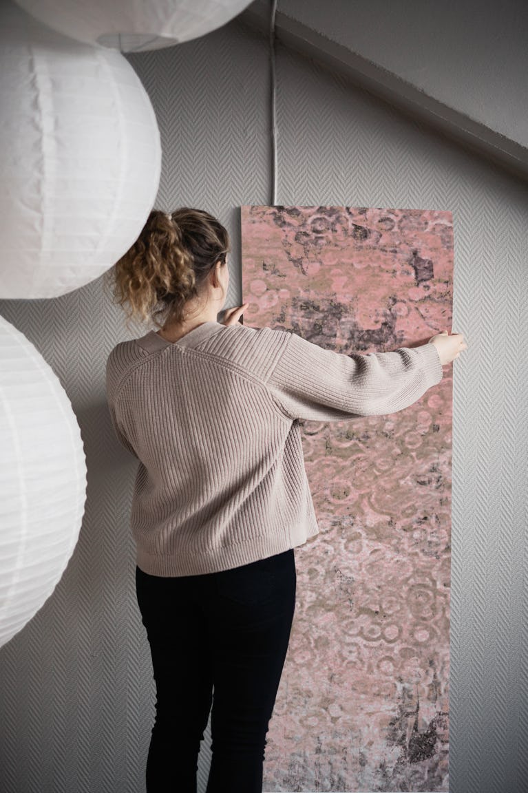 Texture Blush wallpaper roll
