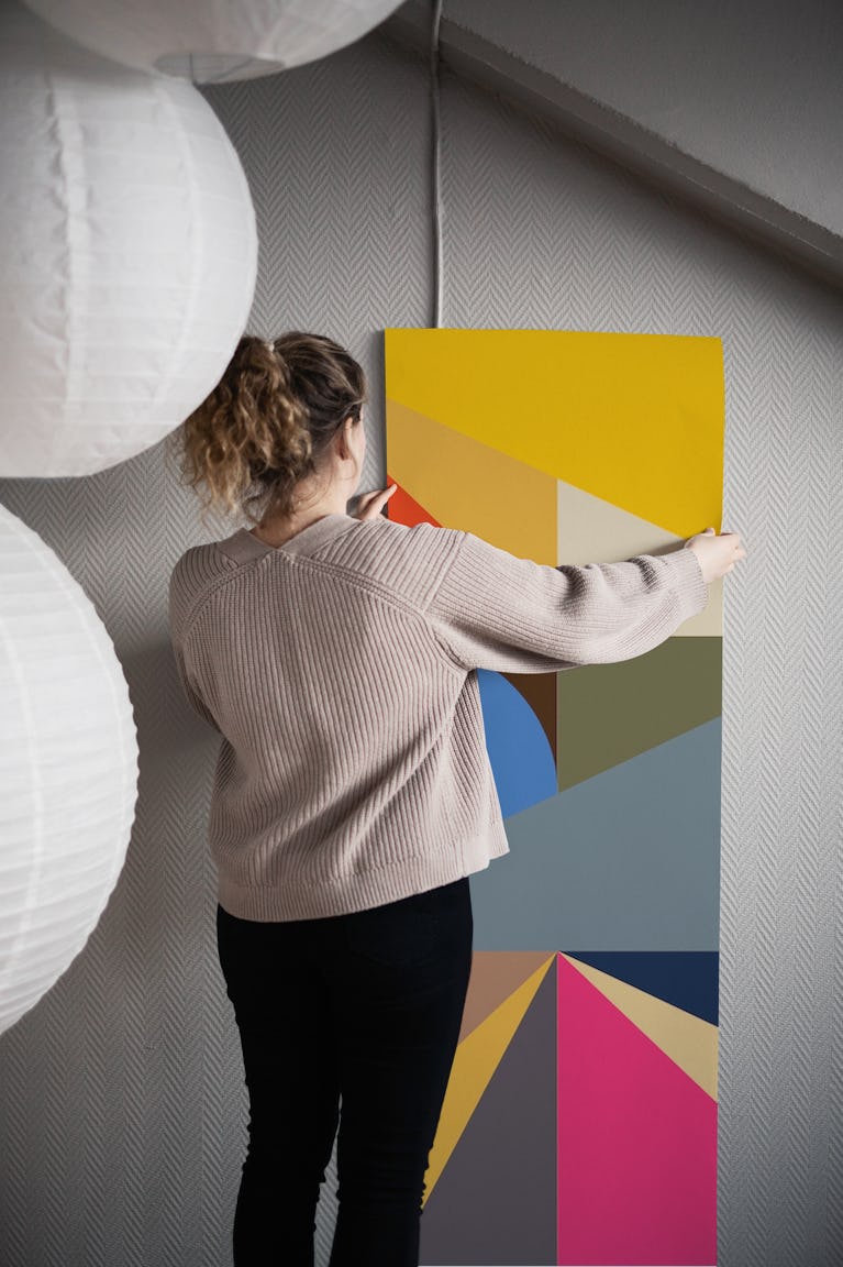 Mescolanza bauhaus wallpaper roll