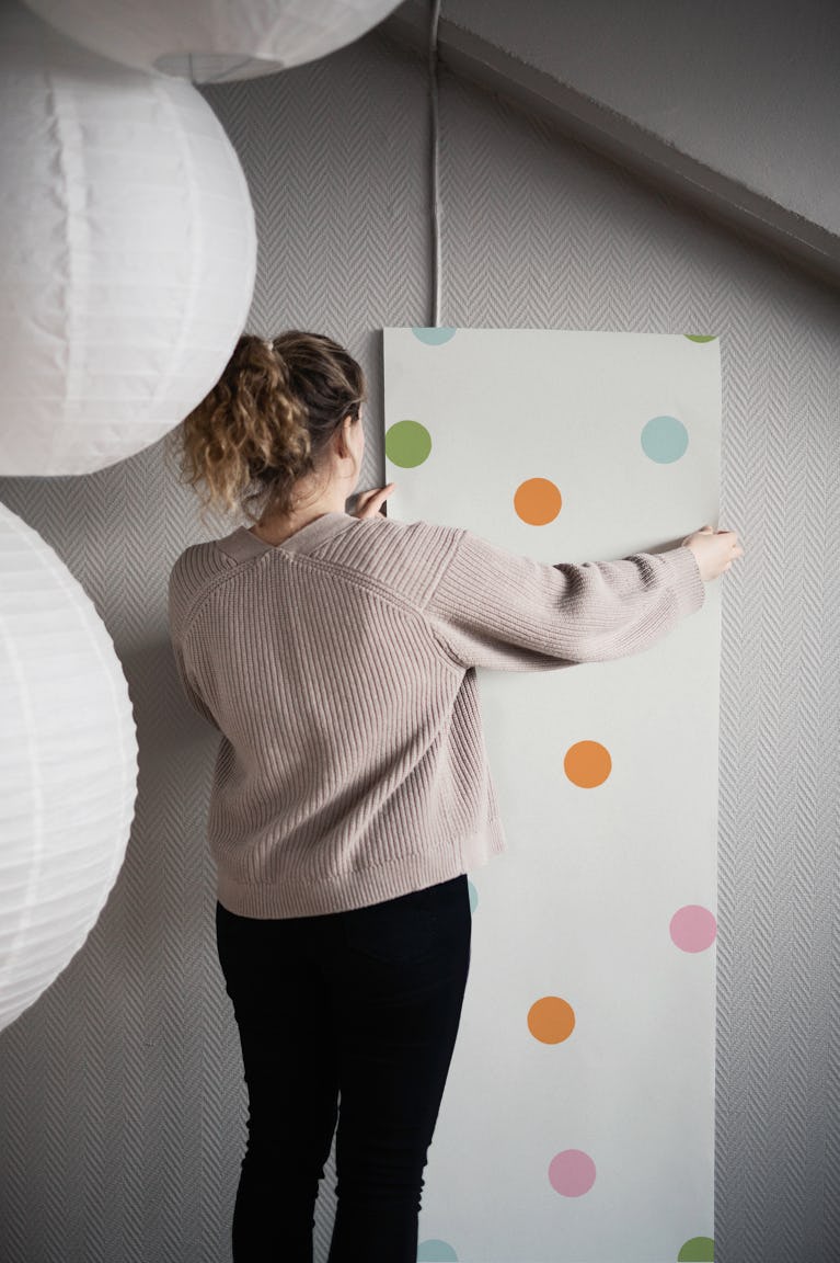 Dots Pastels wallpaper roll