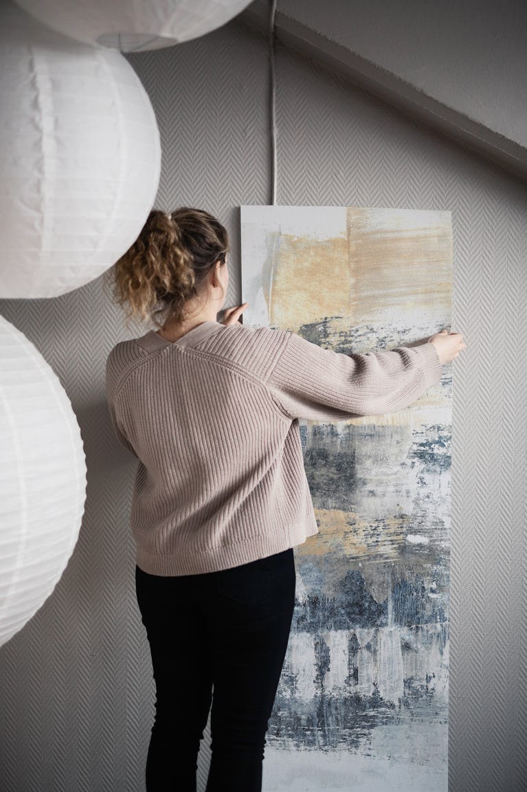 Abstract painting Equilibrium wallpaper roll