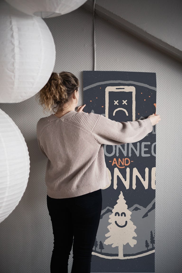 Reconnect wallpaper roll