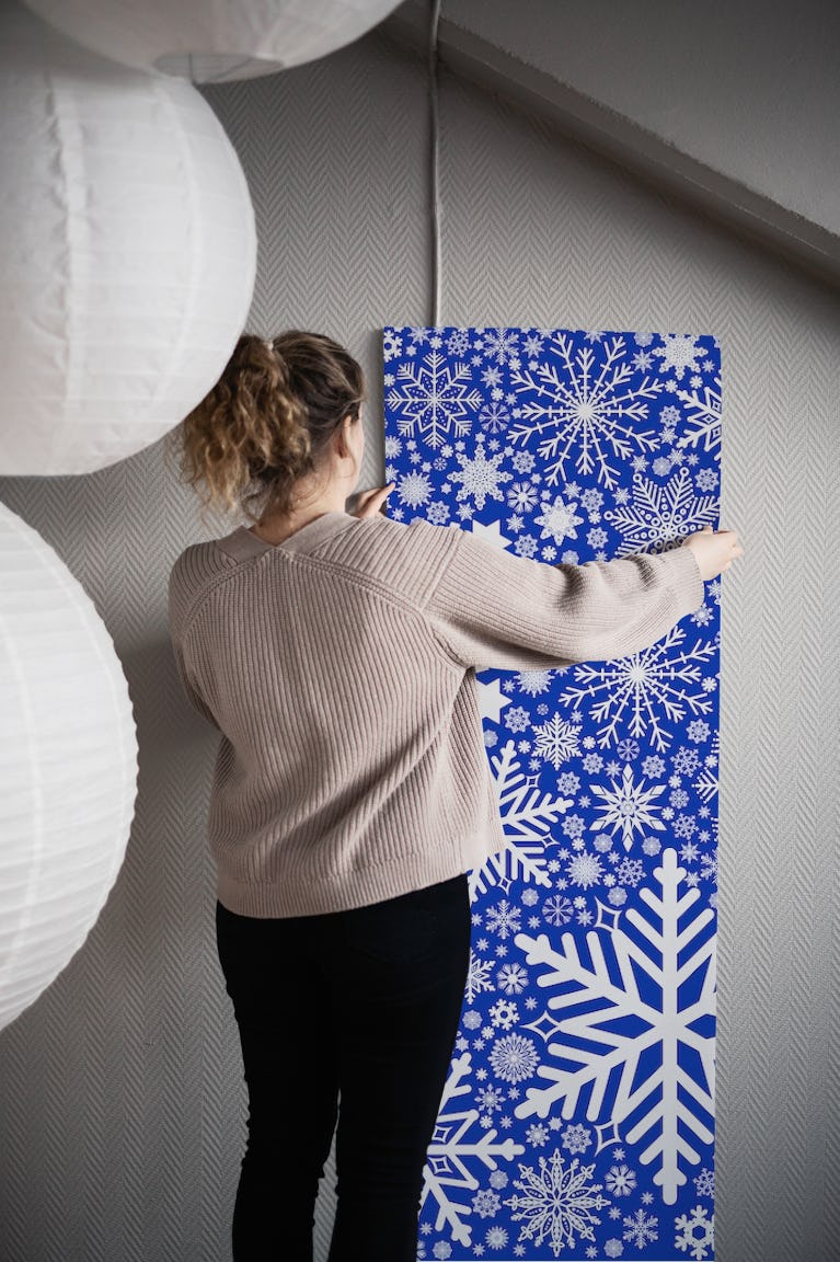 Snowflakes Background 6 wallpaper roll