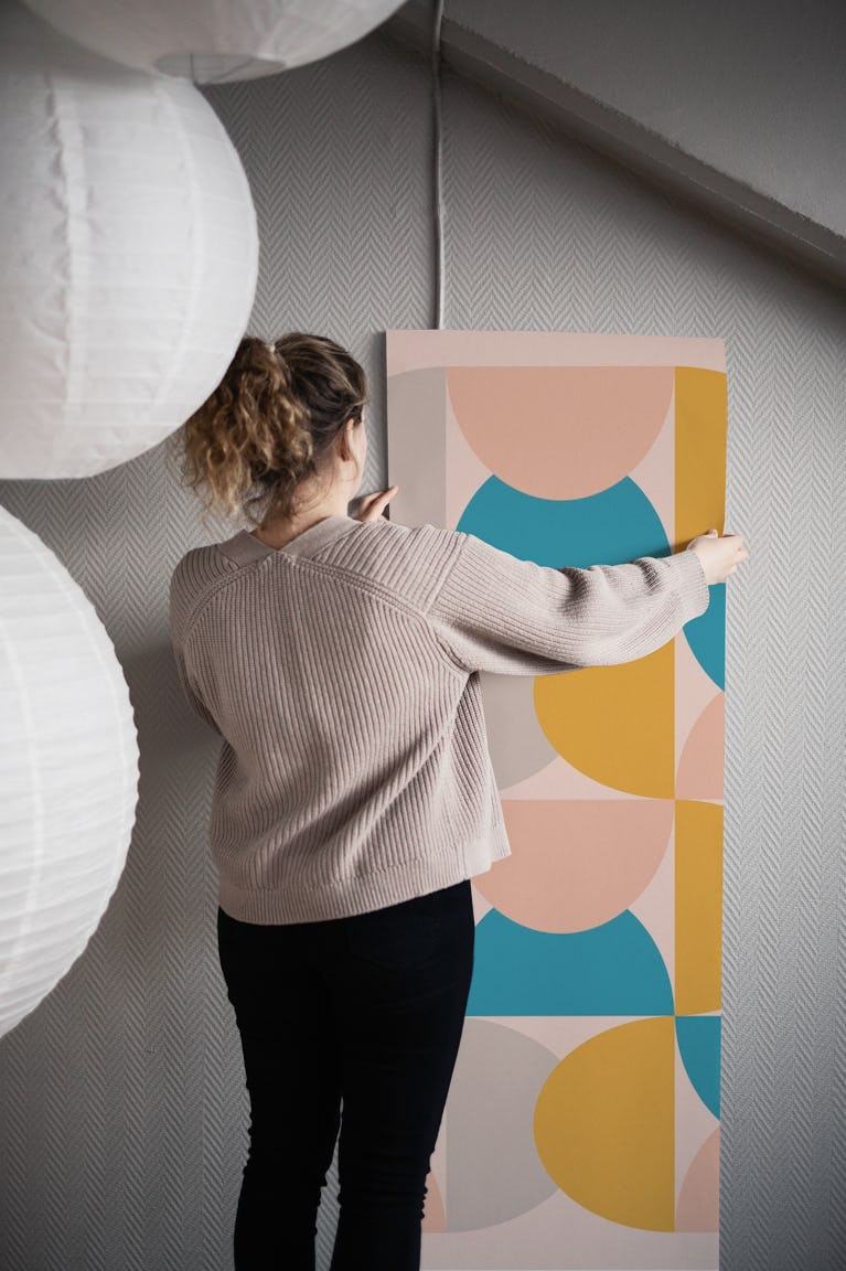 50s Mid Century wallpaper roll