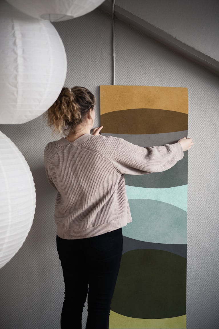 Colorful rocks 4 wallpaper roll