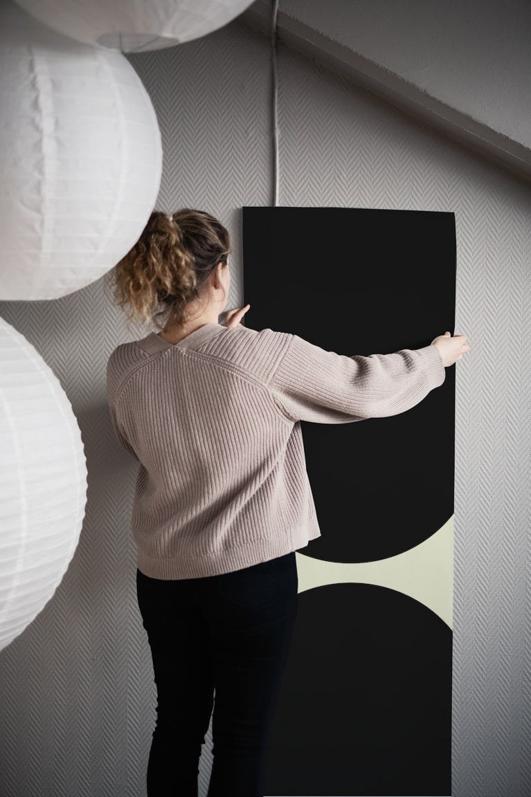 Bold Mid-Century Arches wallpaper roll