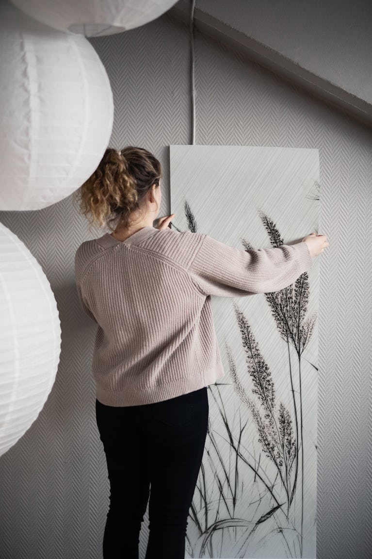 Neutral Botanicals wallpaper roll