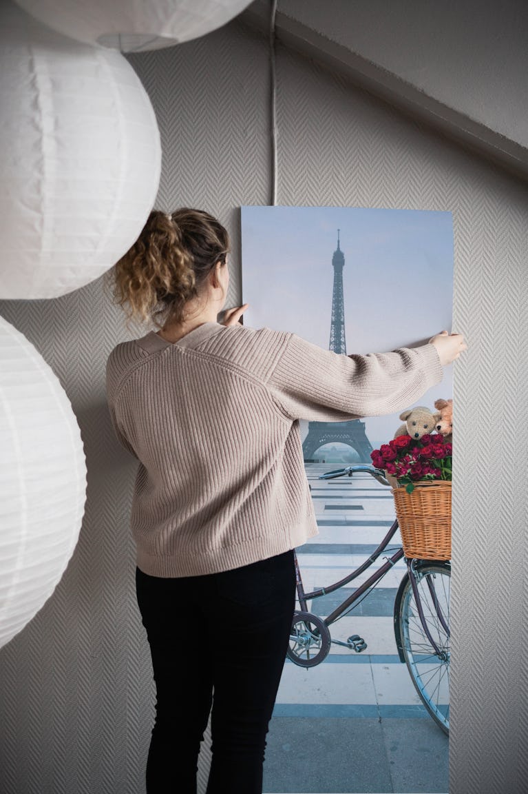 Love in Paris wallpaper roll