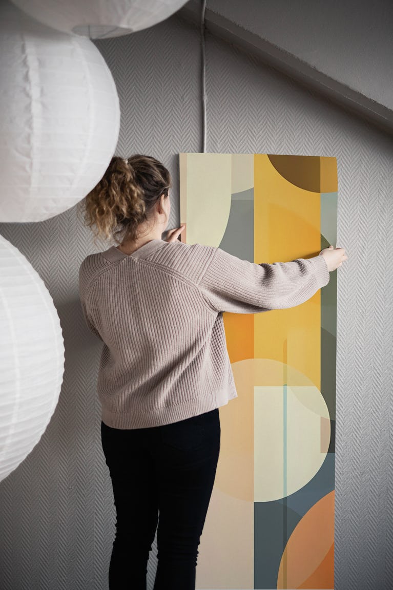 Geometric Overlays 2 wallpaper roll
