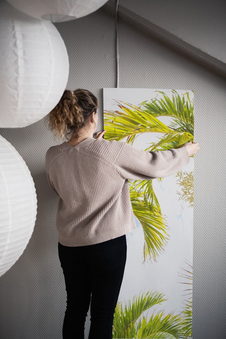 Summer Paradise Palms 1 wallpaper roll