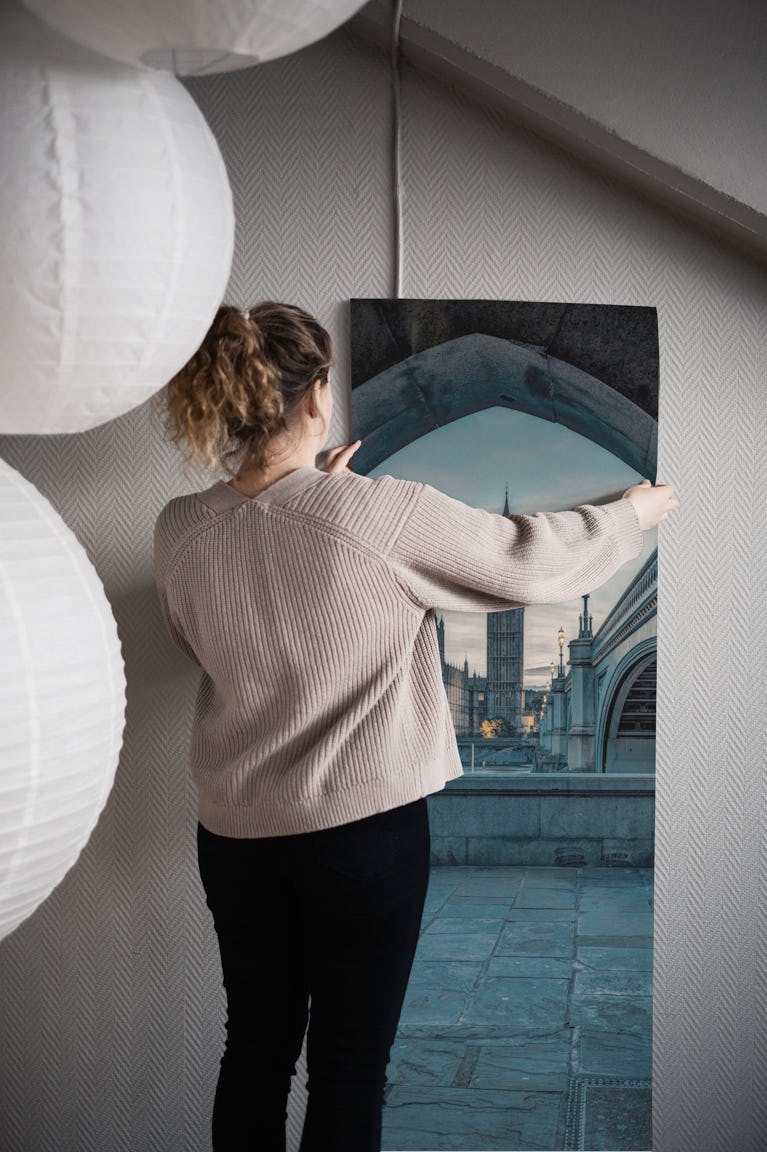 Arch view wallpaper roll