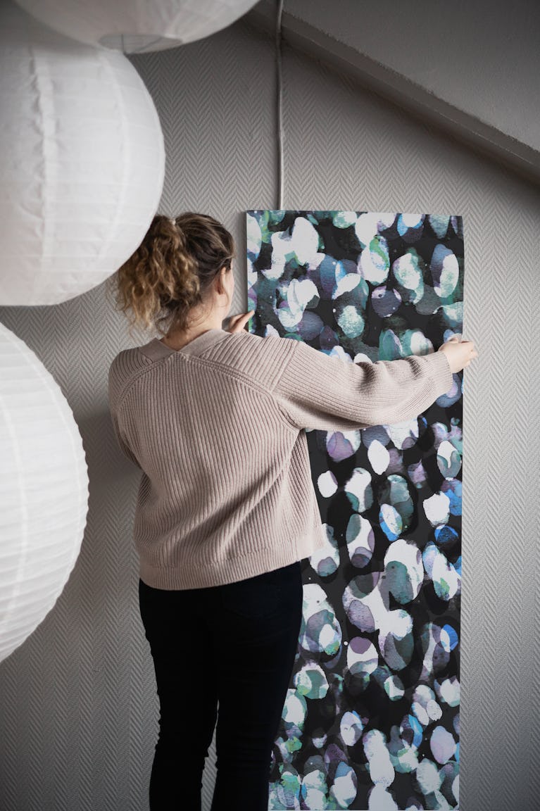Watercolor spots pattern wallpaper roll
