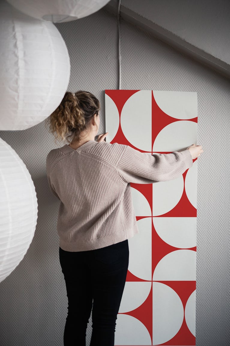 Mid-Century Modern Pattern No19 wallpaper roll