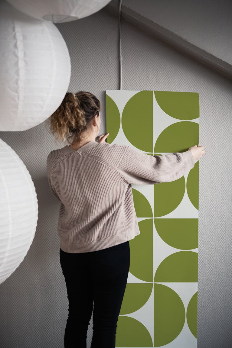 Mid-Century Modern Pattern No29 wallpaper roll