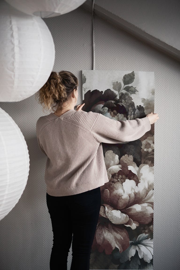 Vintage Floral Bouquet wallpaper roll