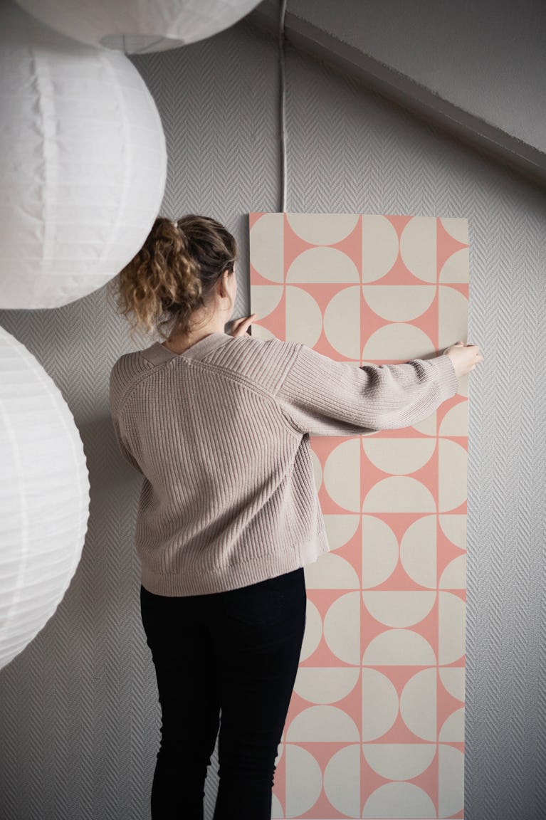 Mid-Century Modern Pattern No40 Medium wallpaper roll