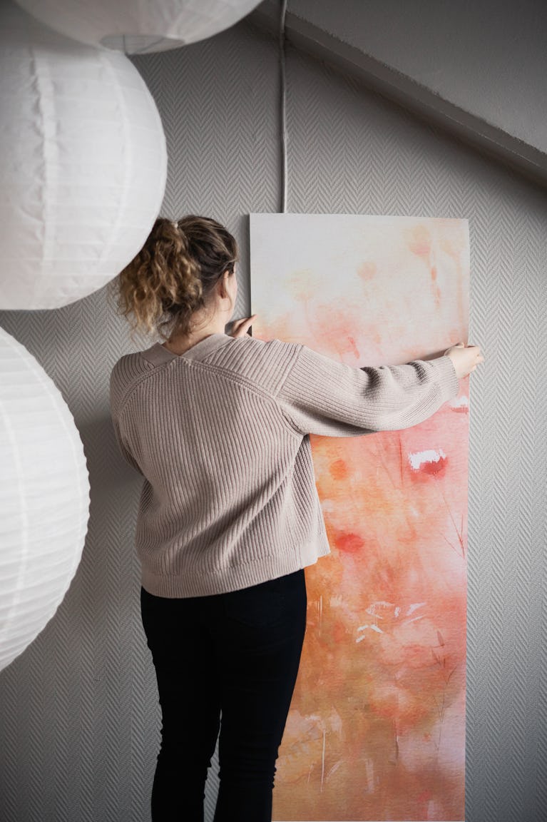 Crimson Flora Dream wallpaper roll