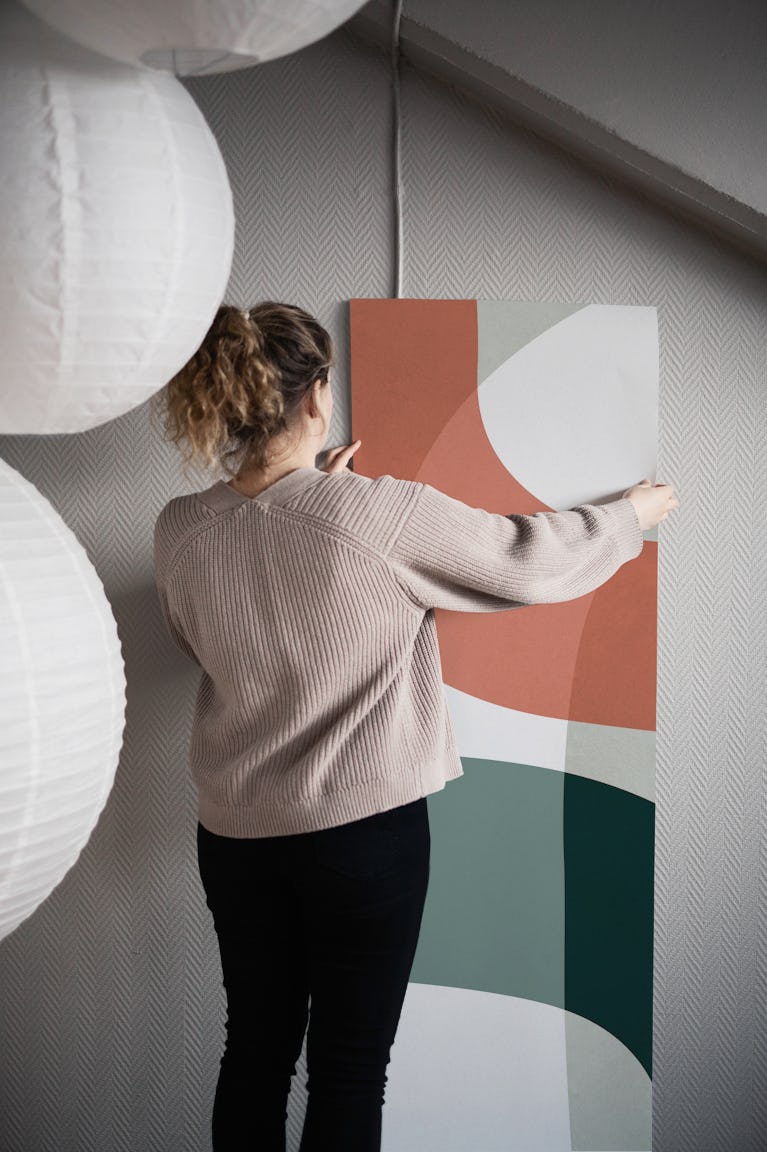 Chic Geometric Blend wallpaper roll