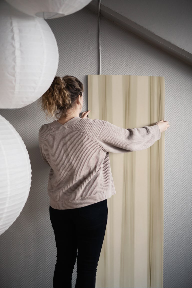 Beige Serenity Stripes wallpaper roll