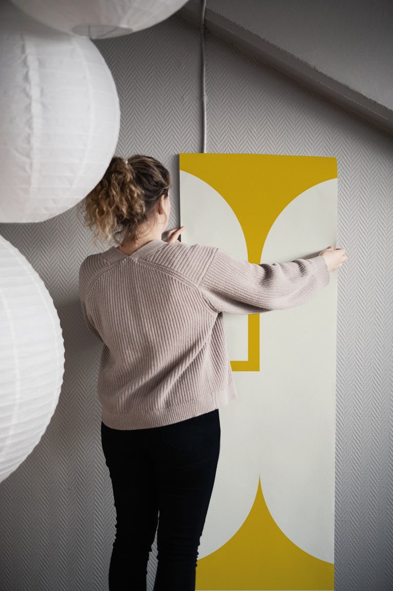 Bold Geometric Forms wallpaper roll