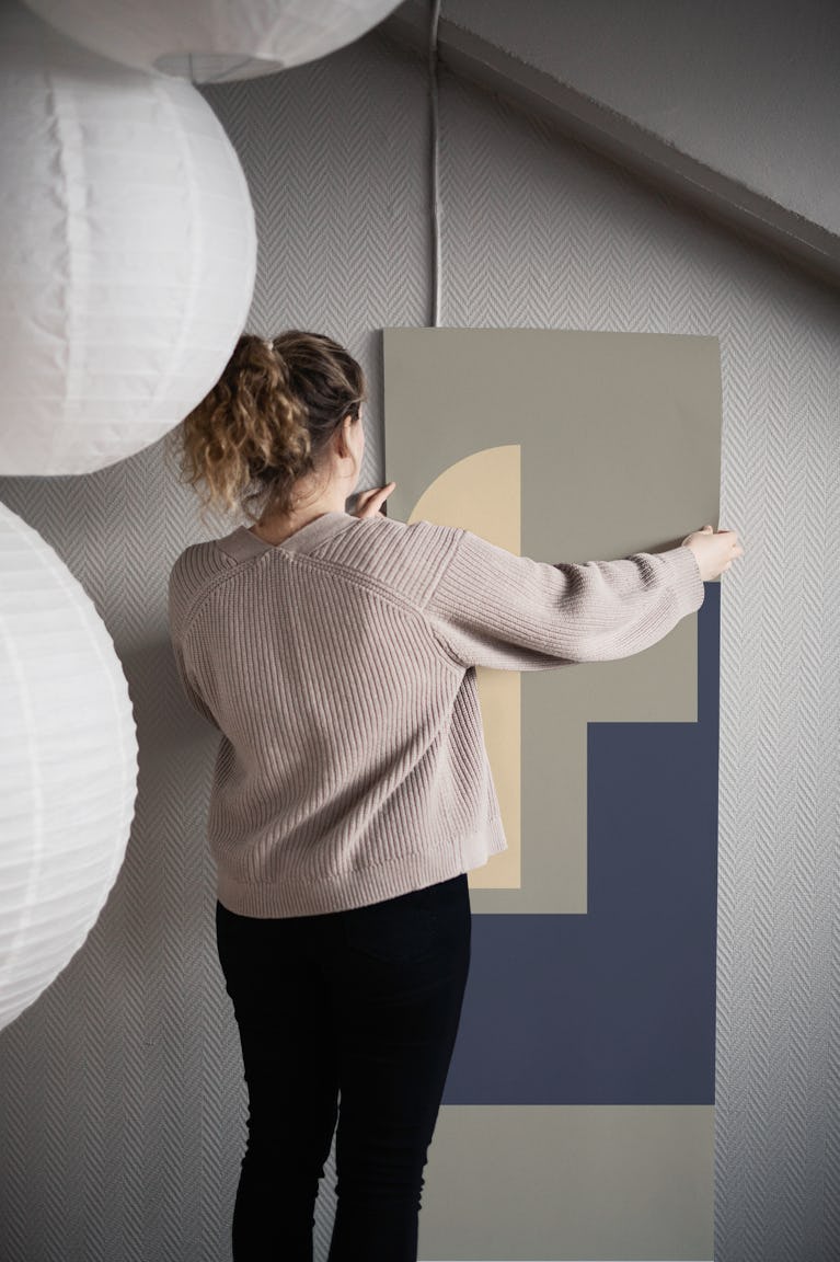 Art Deco Geometric Style wallpaper roll