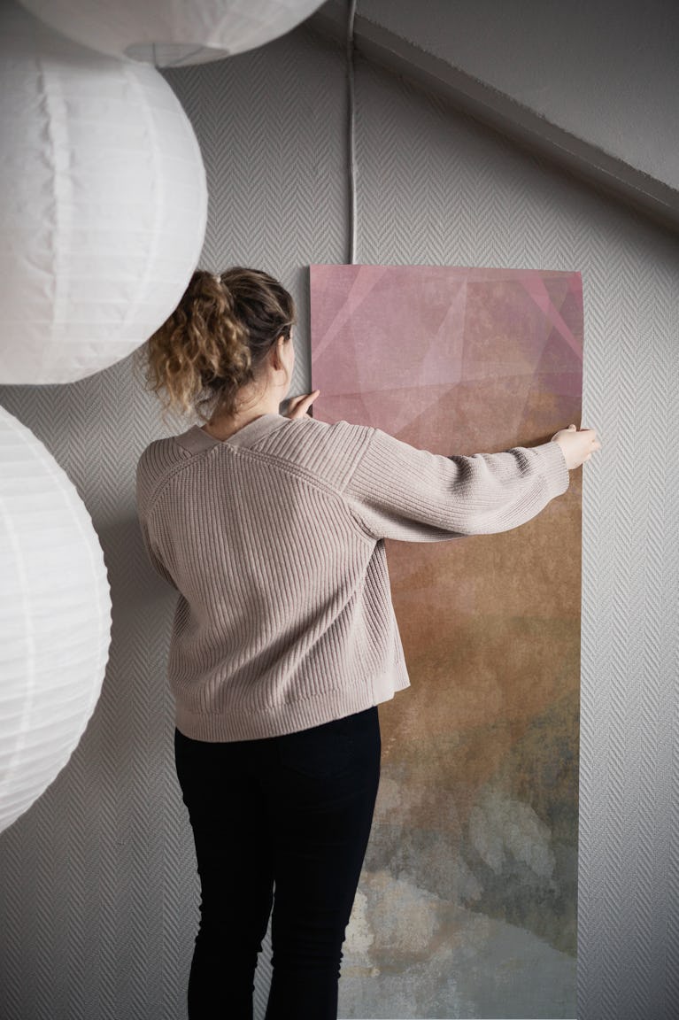 Faded Fall Garden wallpaper roll