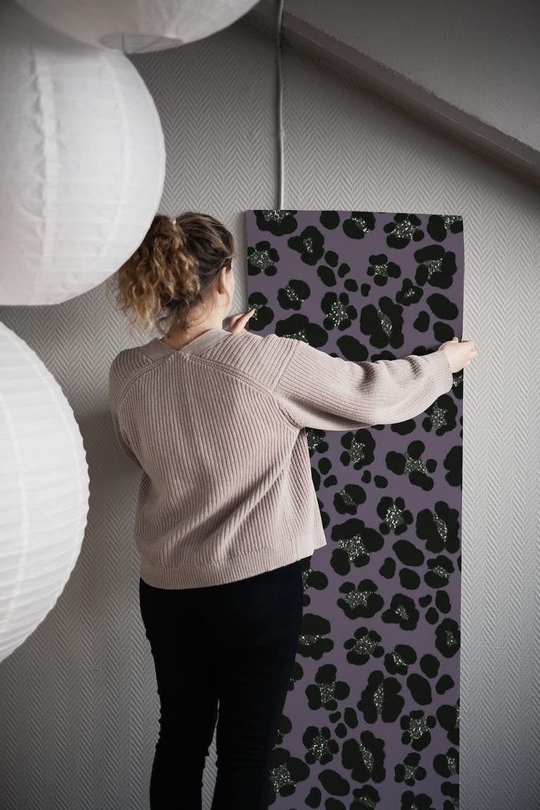 Leopard Print Glam 3 wallpaper roll