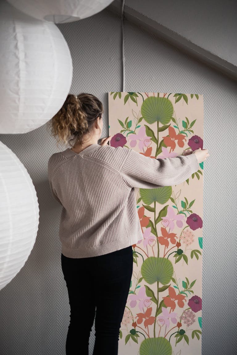 Lotus Leaf - Pink wallpaper roll