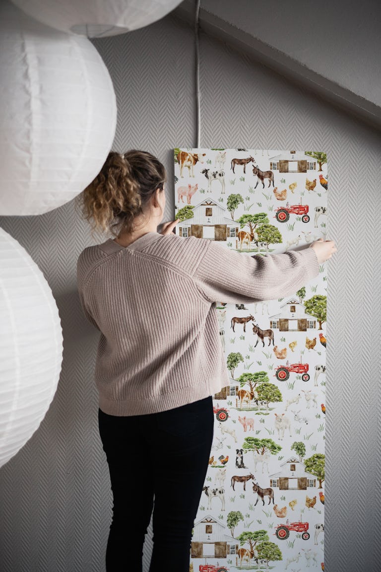 Rustic Farmhouse Charm wallpaper roll