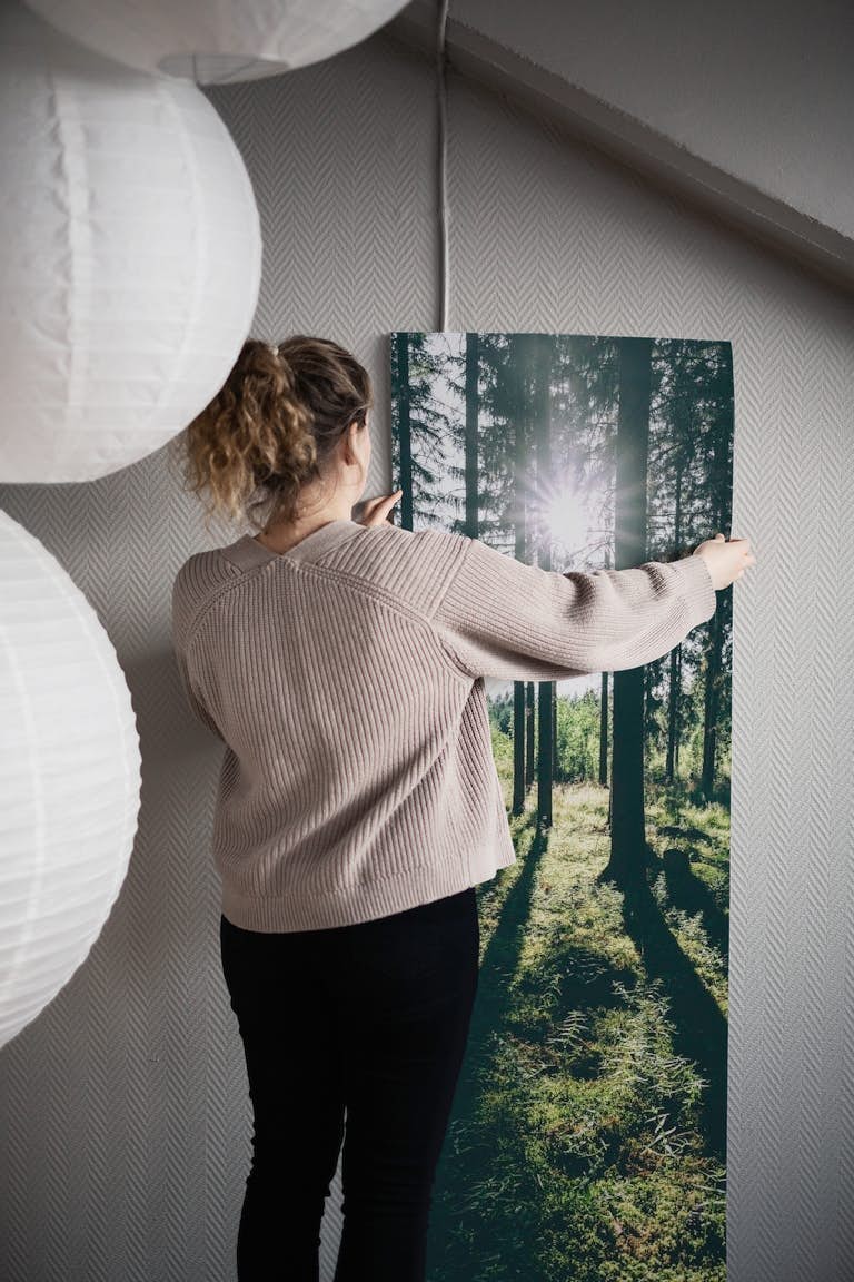 Trees in Hälsingland papel pintado roll