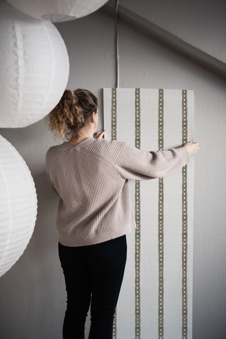 Urban Diamond Stripe wallpaper roll