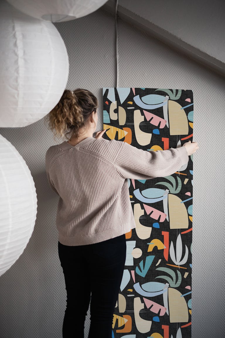 Mid Century Tiki Jungle No.01 WP wallpaper roll