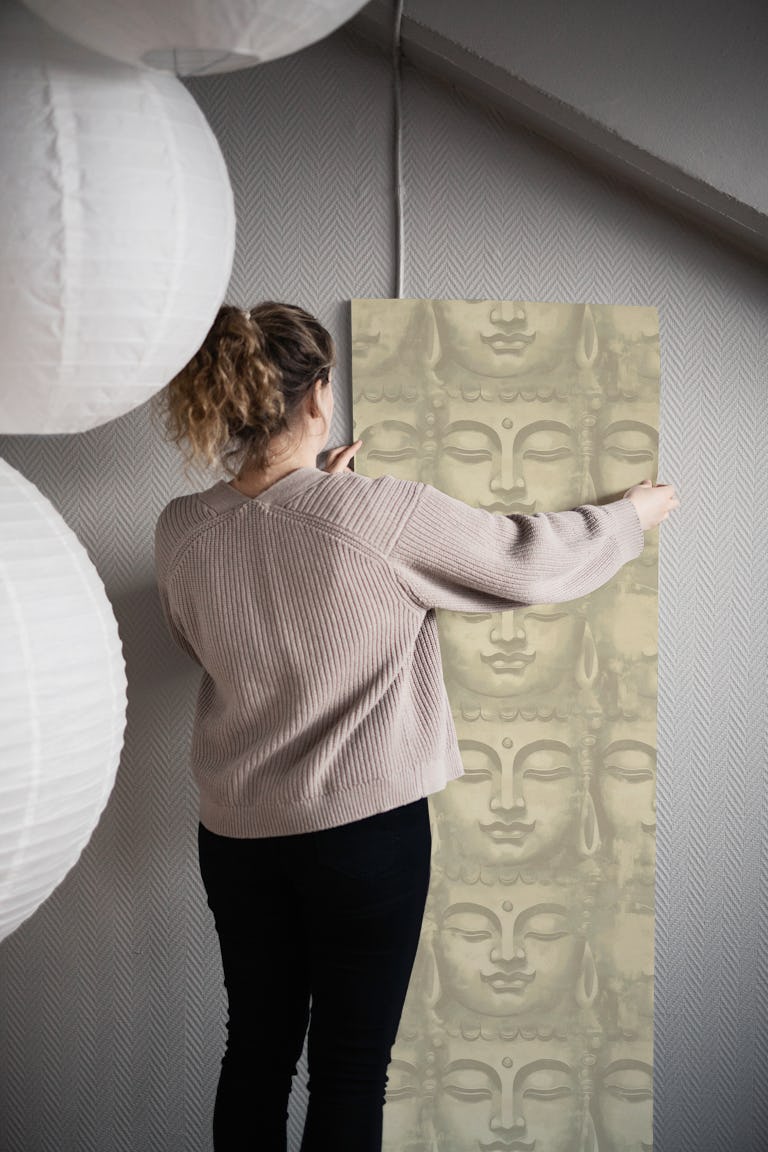Zen Buddha Bliss Small Sand wallpaper roll