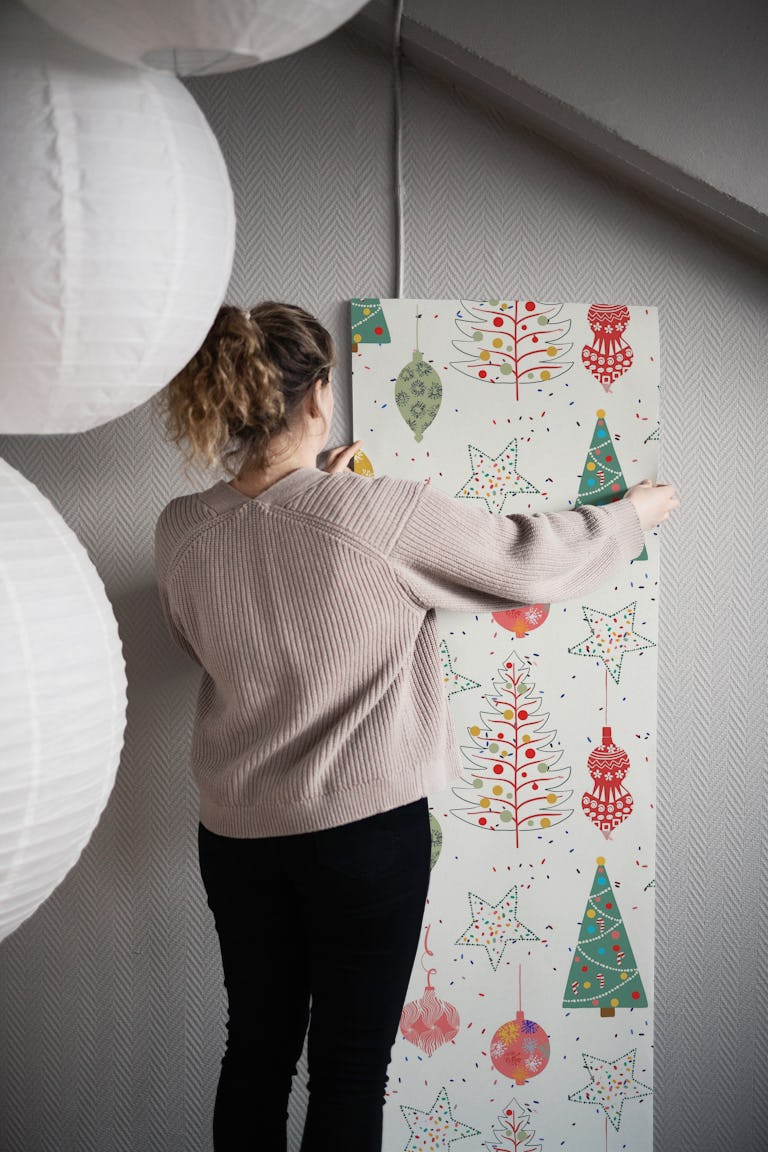 Whimsical Festive Delight wallpaper roll