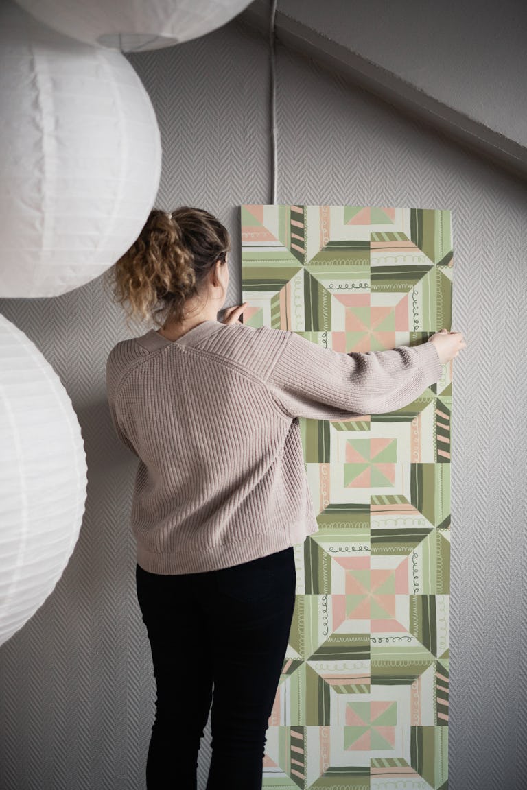 Jumbled Stripes wallpaper roll