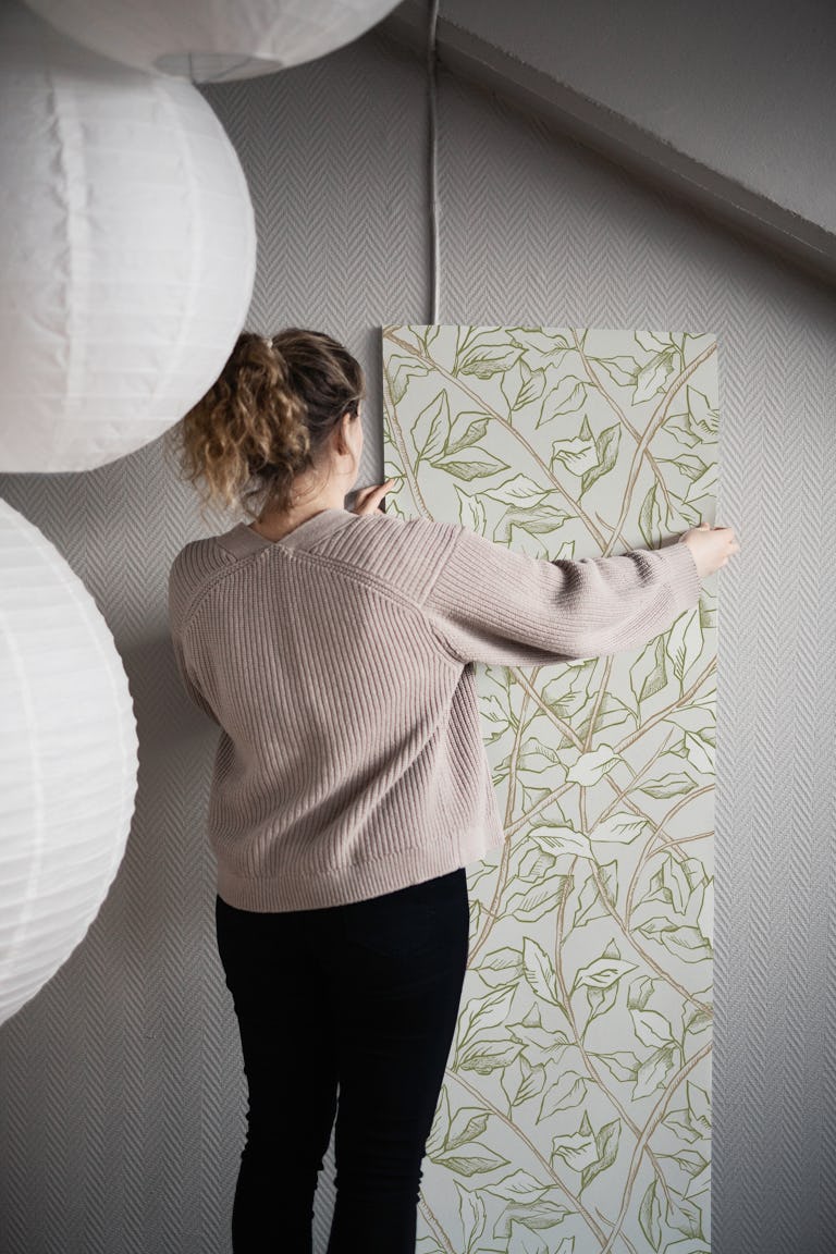 Botanical Leaf Tapestry wallpaper roll