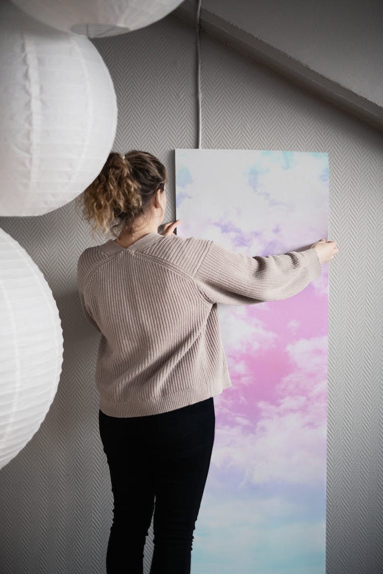 Unicorn Pastel Clouds 7 wallpaper roll