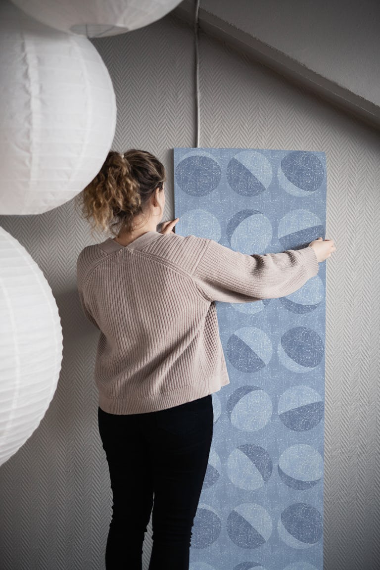 Minimalist Moon Phases 07 wallpaper roll