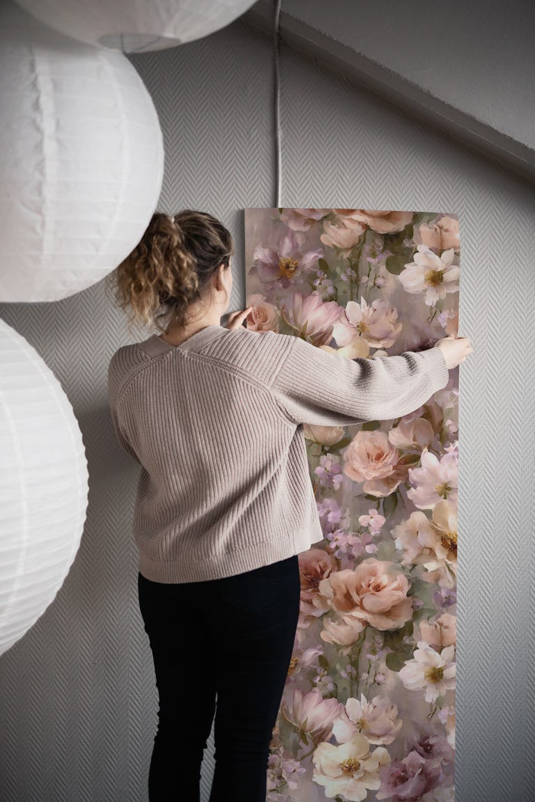 Charming Floral Reverie wallpaper roll