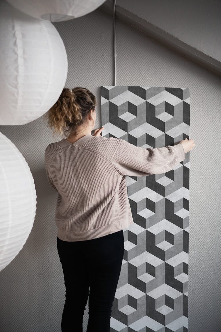 Cube Pattern 2 wallpaper roll