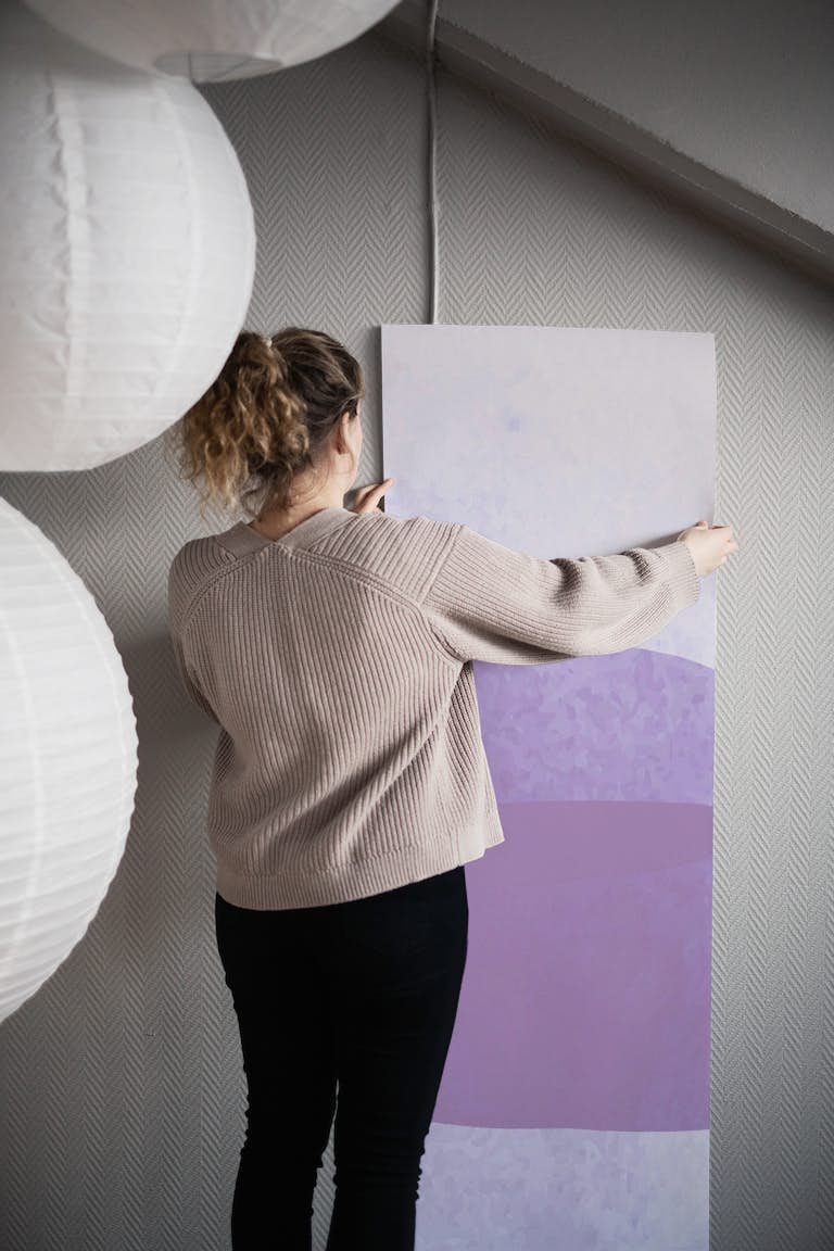 Lavender Composition wallpaper roll